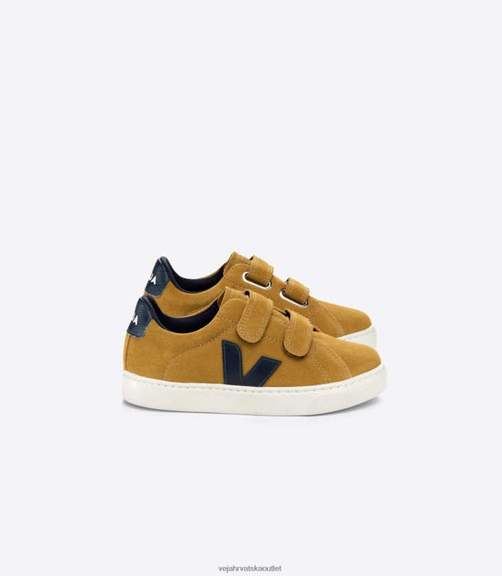 Veja hr djeca esplar suede camel nautico cipele BZ0B86325
