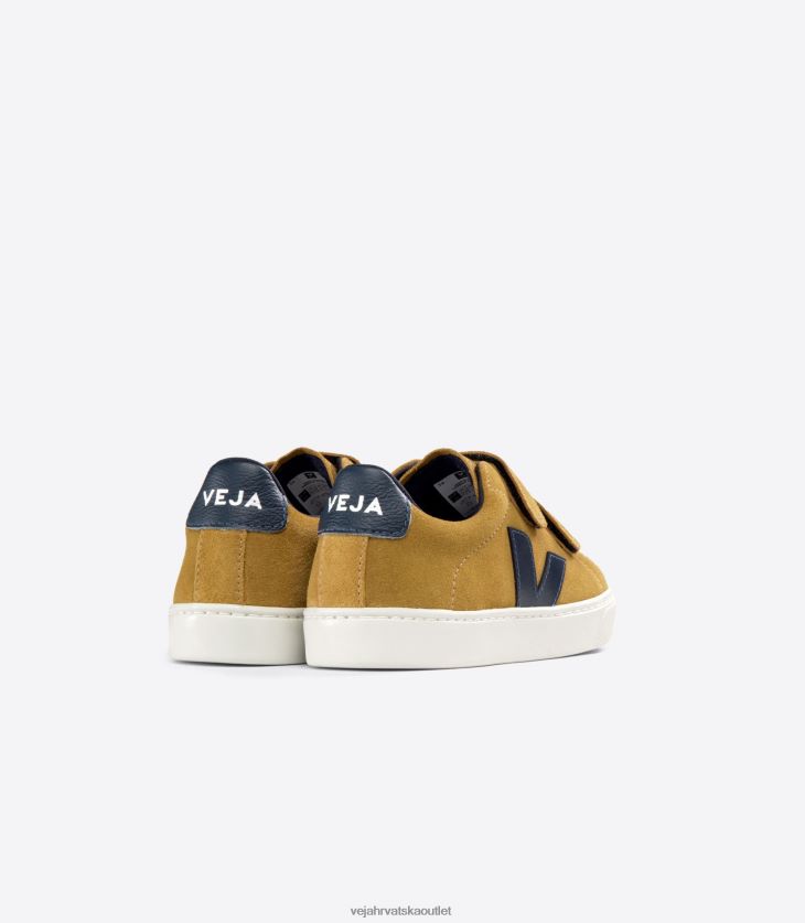 Veja hr djeca esplar suede camel nautico cipele BZ0B86325