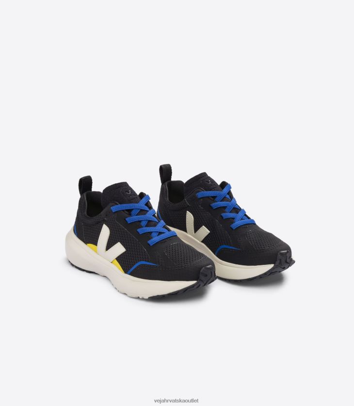 Veja hr djeca canary elastične vezice alveomesh black pierre cipele BZ0B86380