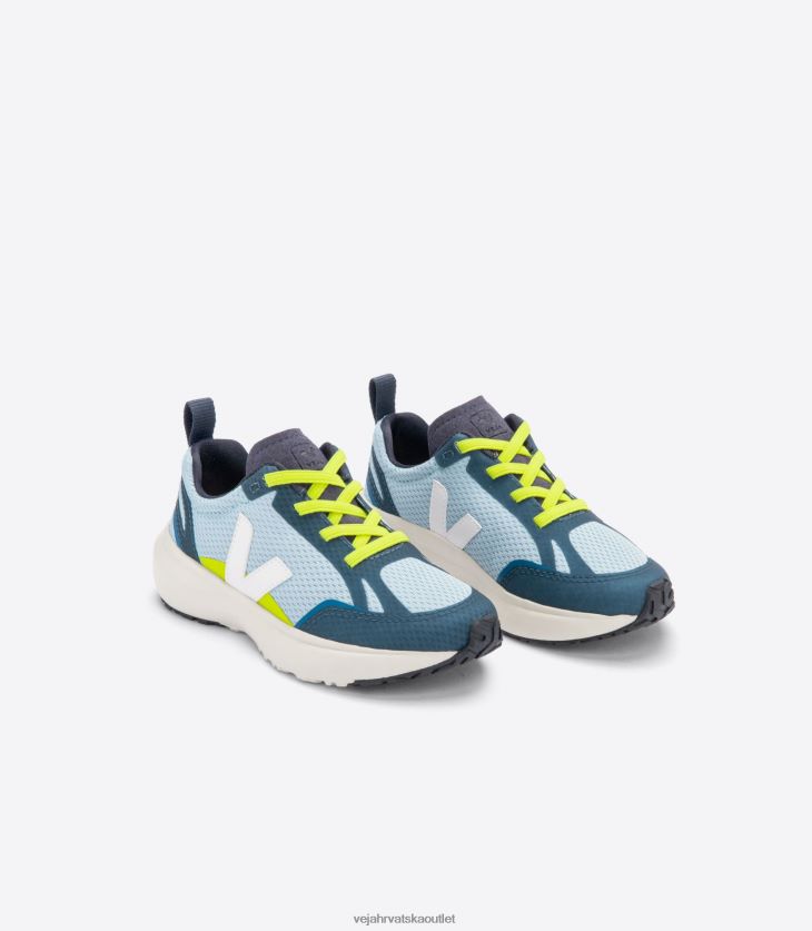 Veja hr djeca canary elastične vezice alveomesh čelik bijele cipele BZ0B86383