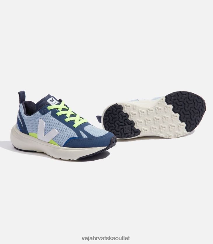 Veja hr djeca canary elastične vezice alveomesh čelik bijele cipele BZ0B86383