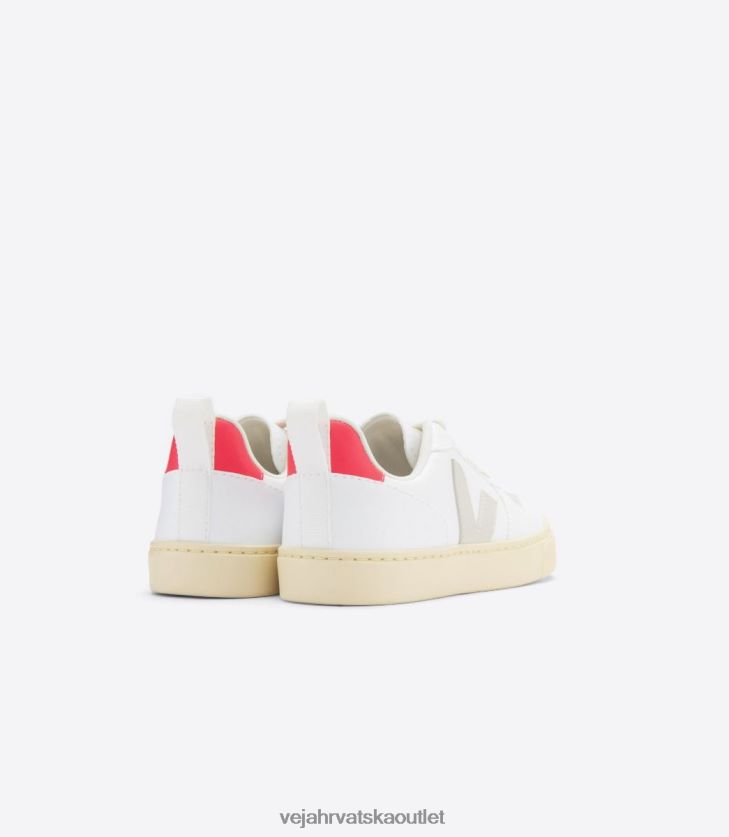 Veja hr djeca v-10 čipke cwl bijela pierre rose fluo cipele BZ0B86367