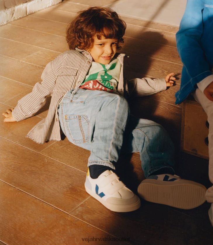 Veja hr djeca v-12 beskromirana koža bijela multico cipele BZ0B86309