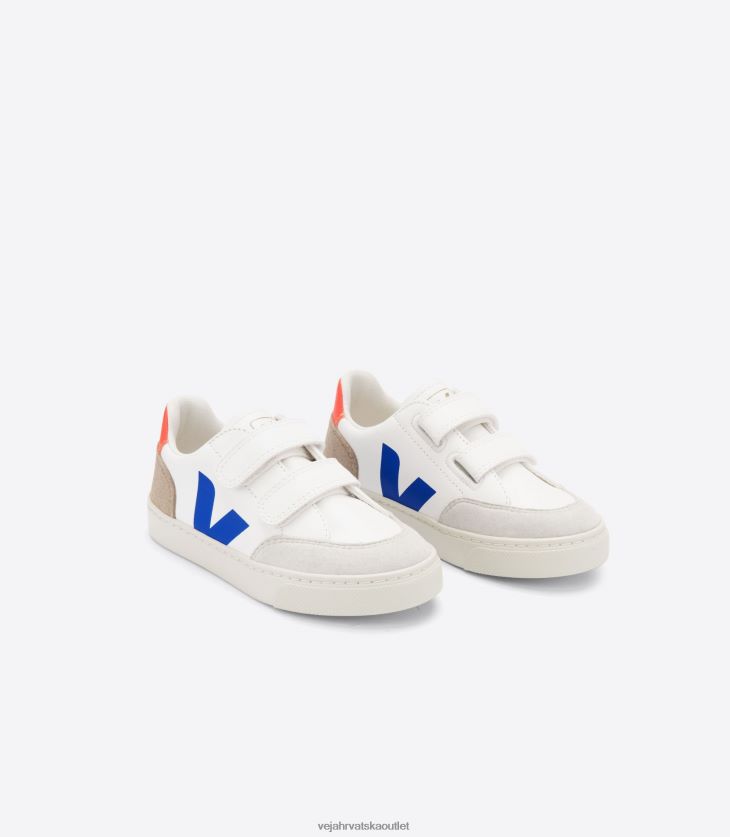 Veja hr djeca v-12 beskromirana koža bijela multico miel cipele BZ0B86303