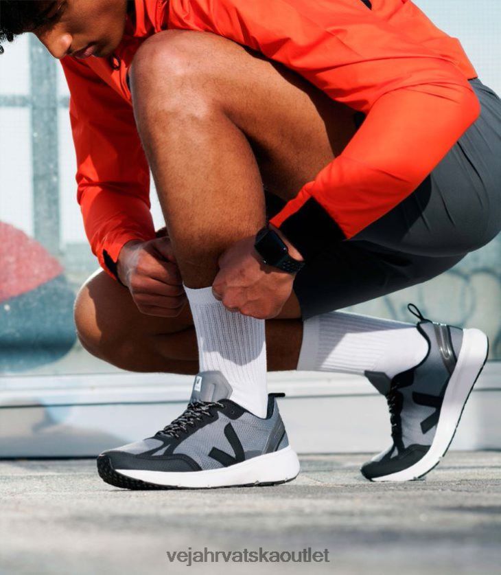 Veja hr muškarci condor 2 alveomesh beton crn cipele BZ0B86200