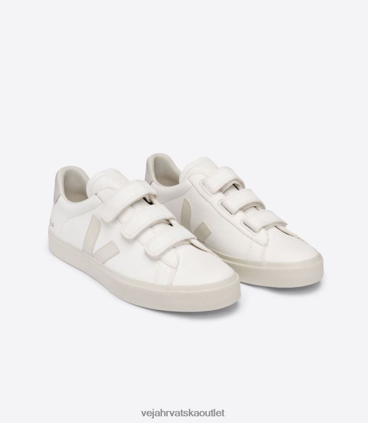 Veja hr muškarci recife bez kroma koža bijela pierre natural cipele BZ0B86117