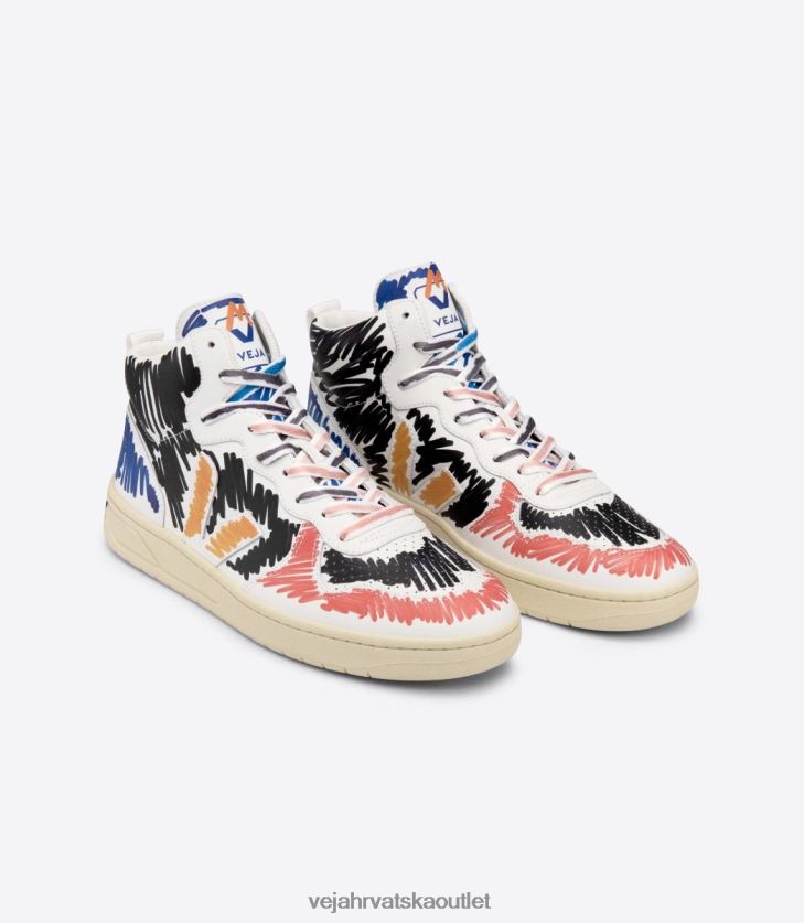 Veja X hr žene v-15 koža marni crna cipele BZ0B86240